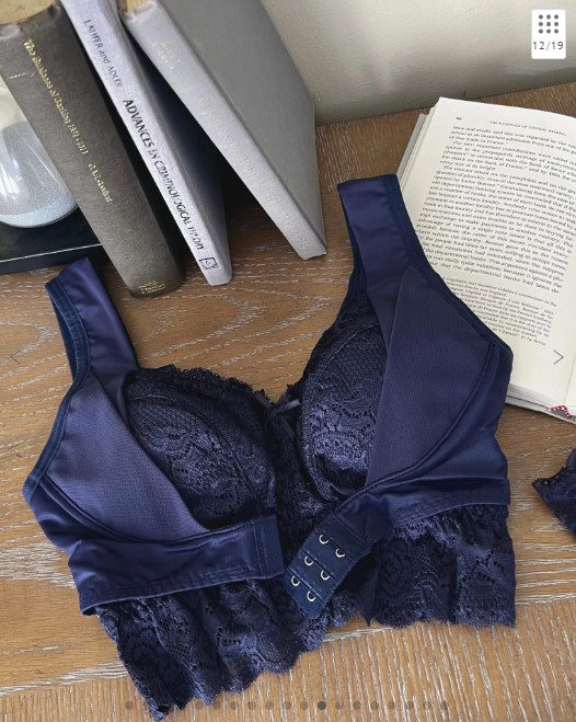 ふんわりルームブラ (カラー：ネイビー)